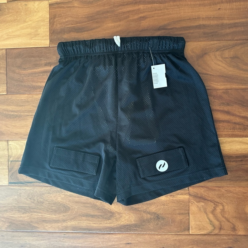Pure Hockey Black Mesh Hockey Shorts size XS NWT